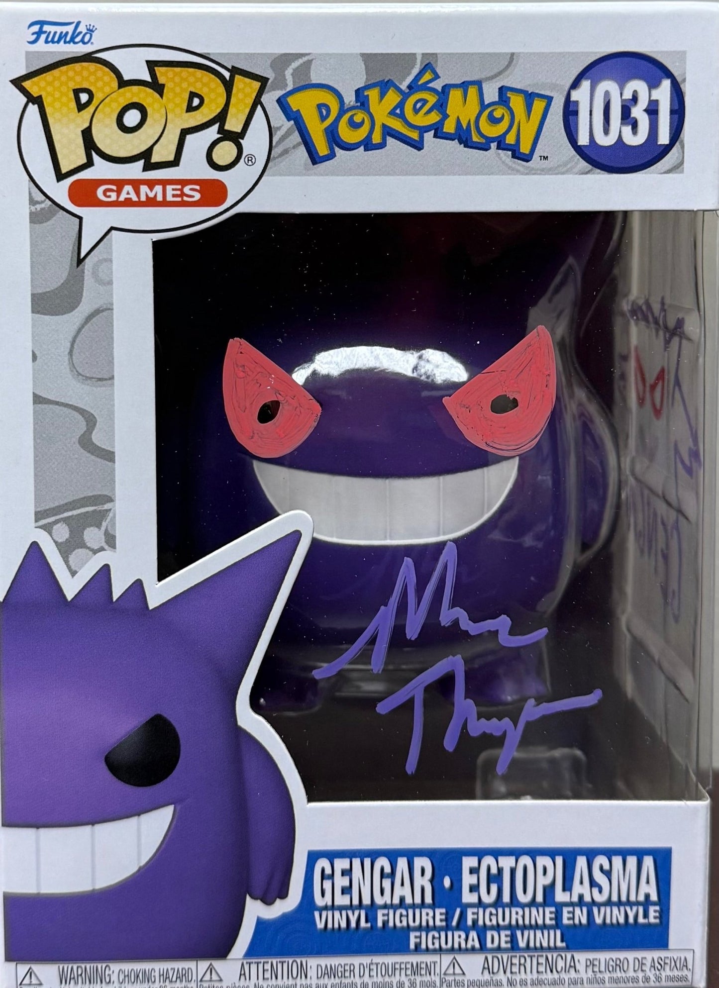 Marc Thompson Signed Funko Pop Gengar #1031 Autographed JSA COA - Atomili Collectables