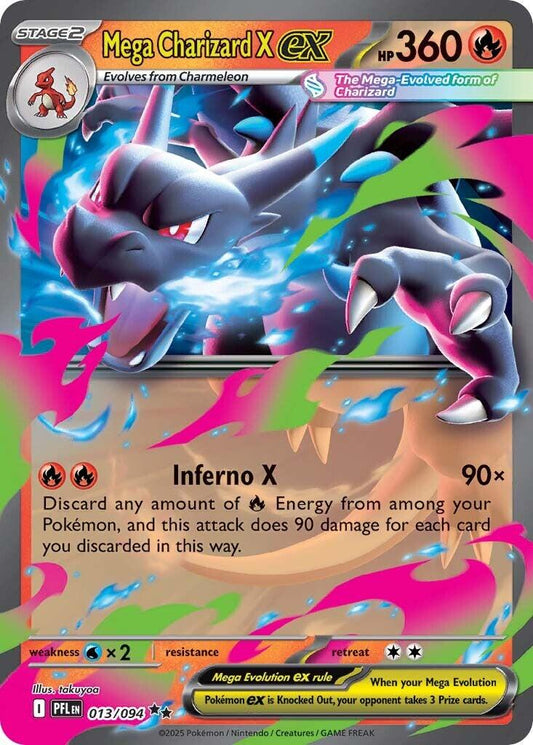 Mega Charizard X ex - 013/094 [PFL - 013/094] - Atomili Collectables