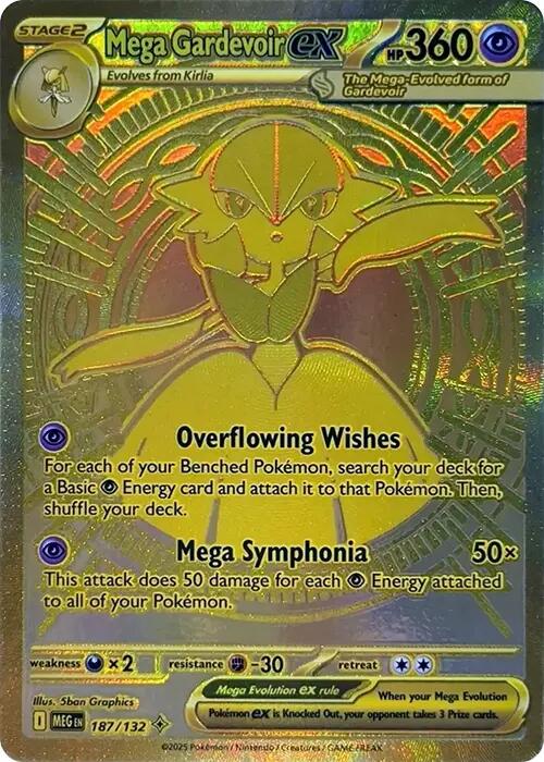 Mega Gardevoir ex - 187/132 [MEG - 187/132] - Atomili Collectables