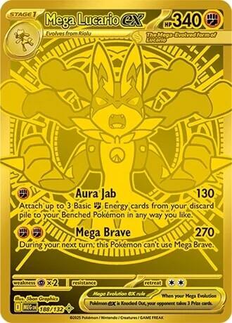 Mega Lucario ex - 188/132 [MEG - 188/132] - Atomili Collectables