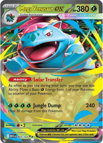 Mega Venusaur ex - 003/132 [MEG - 003/132] - Atomili Collectables