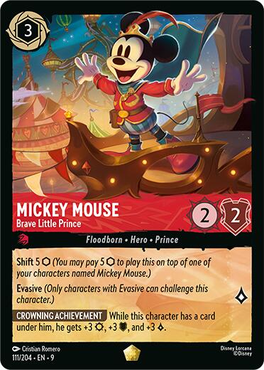 Mickey Mouse - Brave Little Prince [9 - 111/204] - Atomili Collectables