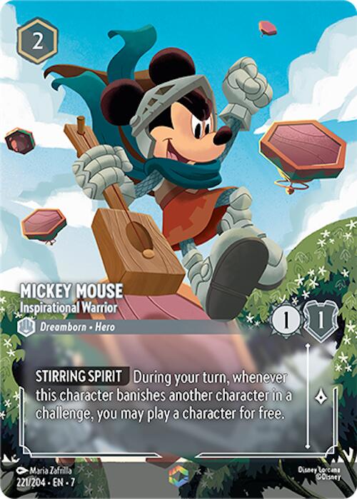 Mickey Mouse - Inspirational Warrior (Enchanted) [7 - 221/204] - Atomili Collectables