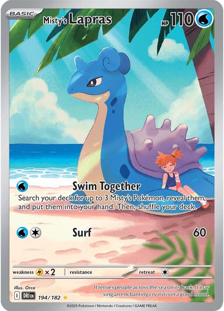 Misty's Lapras - 194/182 [DRI - 194/182] - Atomili Collectables