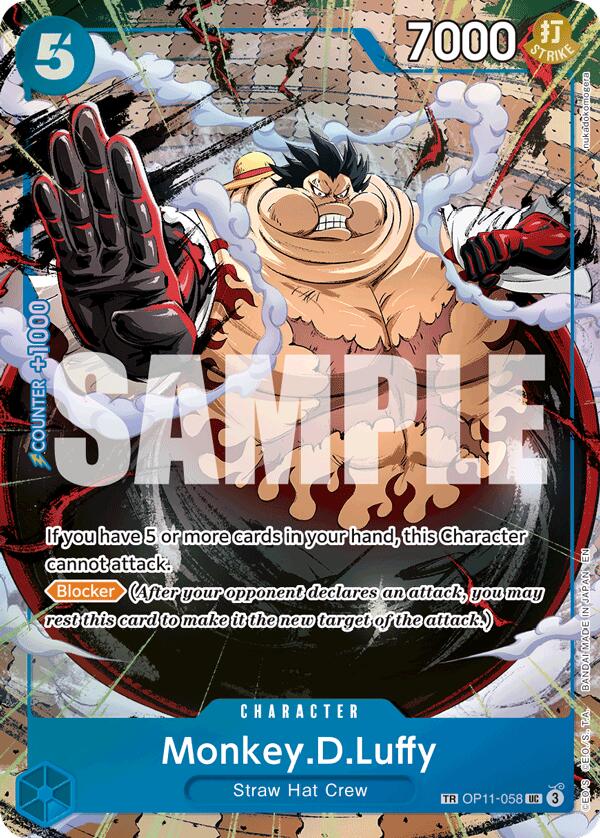 Monkey.D.Luffy - OP11 - 058 (TR) [OP13 - OP11 - 058] - Atomili Collectables