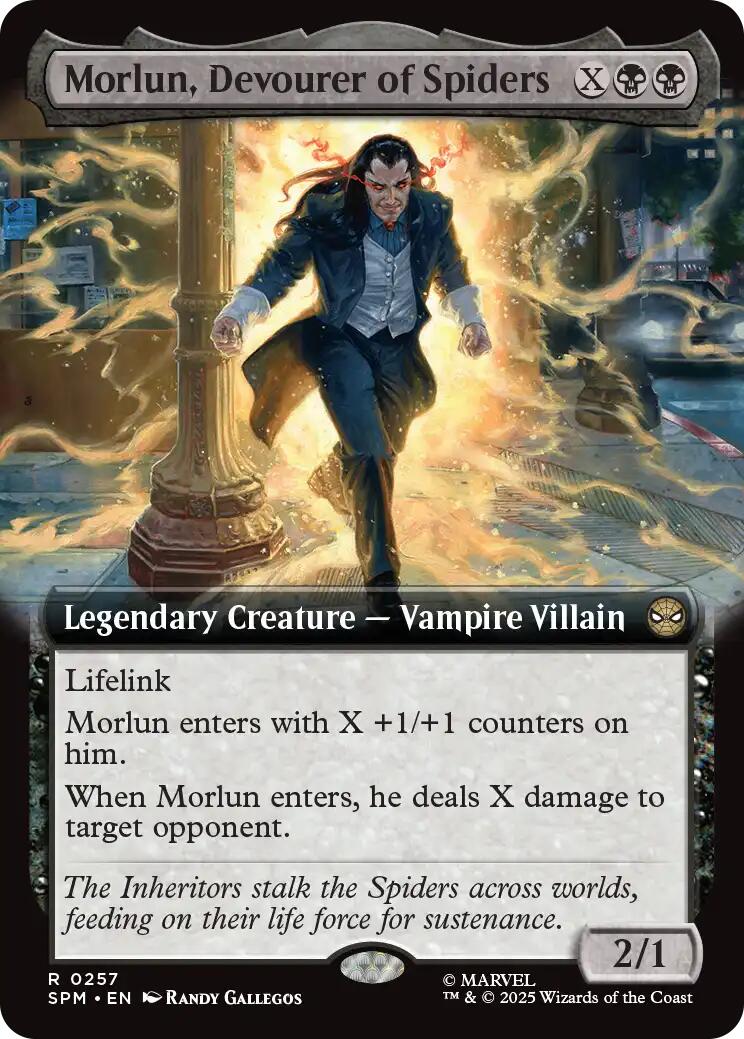 Morlun, Devourer of Spiders (Extended Art) [SPM - 257] - Atomili Collectables
