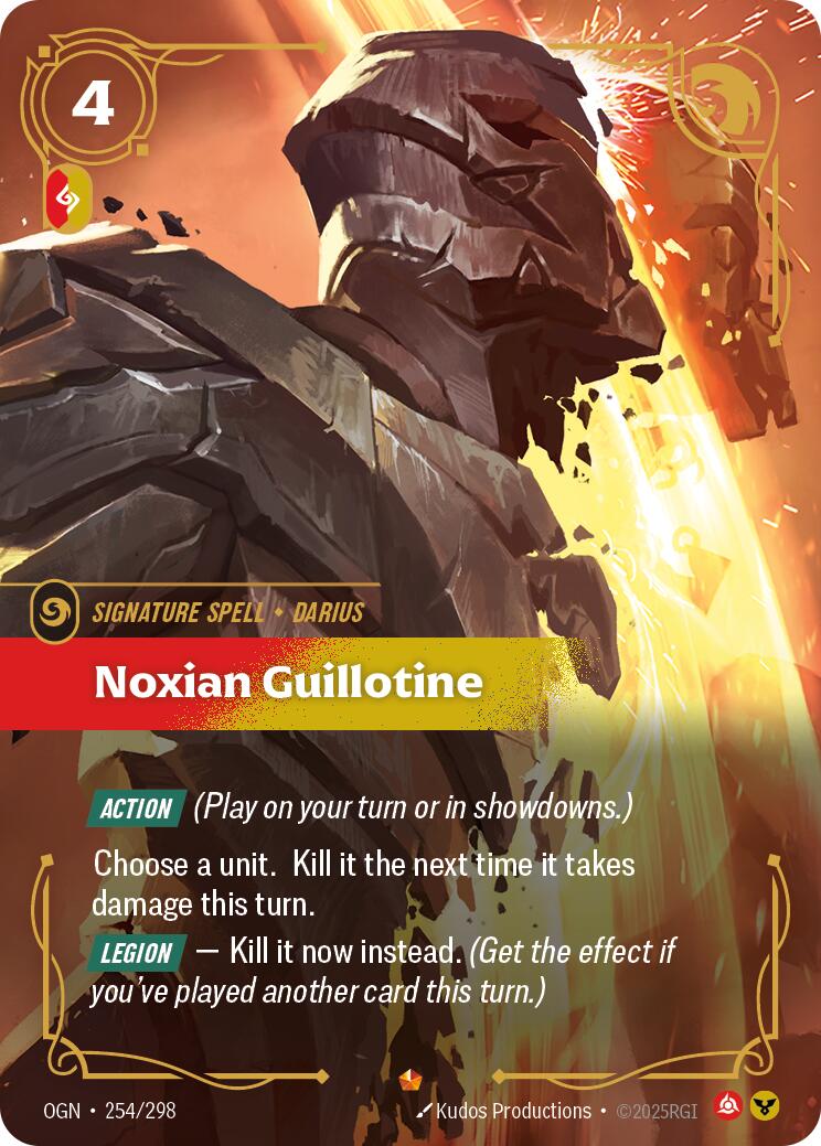 Noxian Guillotine [OGN - 254/298] - Atomili Collectables
