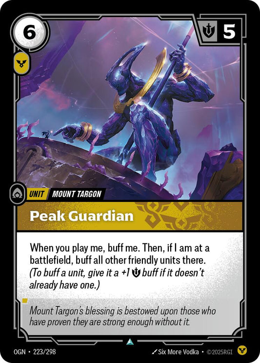 Peak Guardian [OGN - 223/298] - Atomili Collectables