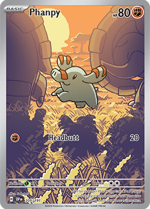 Phanpy - 205/191 [SSP - 205/191] - Atomili Collectables
