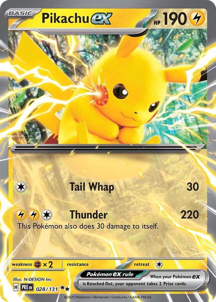 Pikachu ex - 028/131 [PRE - 028/131] - Atomili Collectables