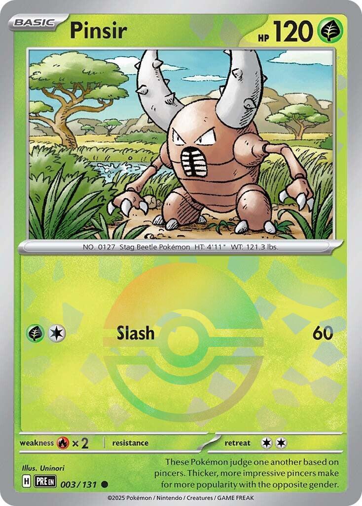 Pinsir (Poke Ball Pattern) [PRE - 003/131] - Atomili Collectables