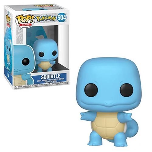 Pokemon Squirtle Funko Pop! Vinyl Figure #504 - Atomili Collectables