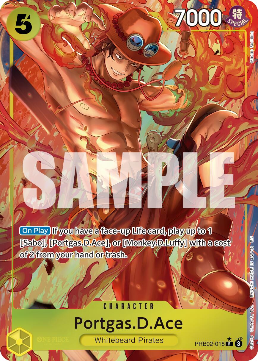 Portgas.D.Ace - PRB02 - 018 (Alternate Art) [PRB - 02 - PRB02 - 018] - Atomili Collectables