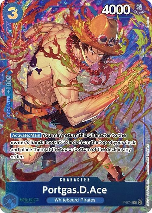 Portgas.D.Ace (Premium Card Collection - Best Selection Vol. 3 - ) [OP - PR - P - 074] - Atomili Collectables