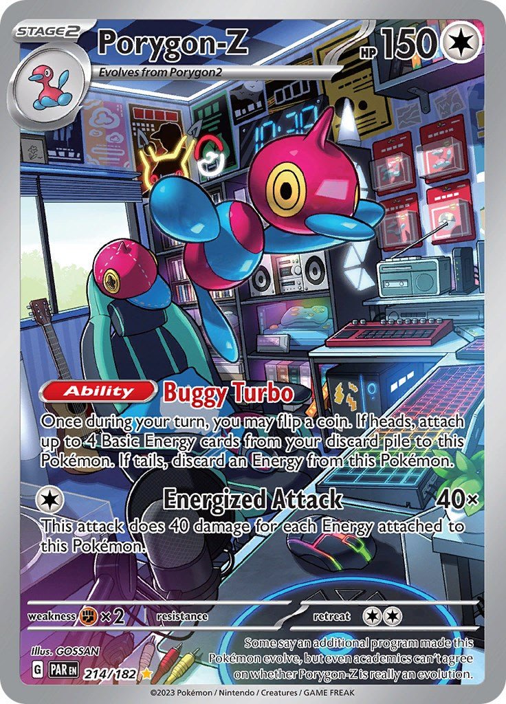 Porygon - Z - 214/182 [PAR - 214/182] - Atomili Collectables