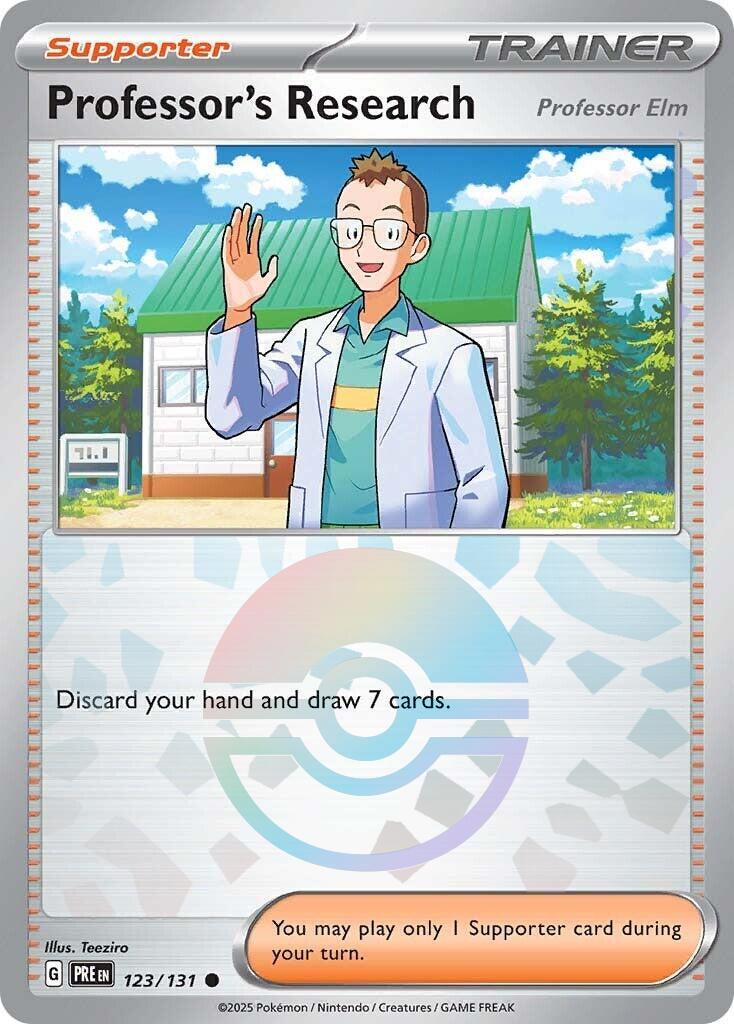 Professor's Research [Professor Elm] (Poke Ball Pattern) [PRE - 123/131] - Atomili Collectables