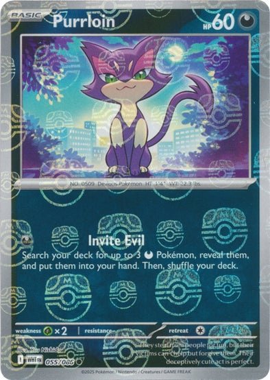 Purrloin (Master Ball Pattern) [WHT - 055/086] - Atomili Collectables