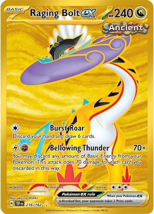 Raging Bolt ex - 218/162 [TEF - 218/162] - Atomili Collectables