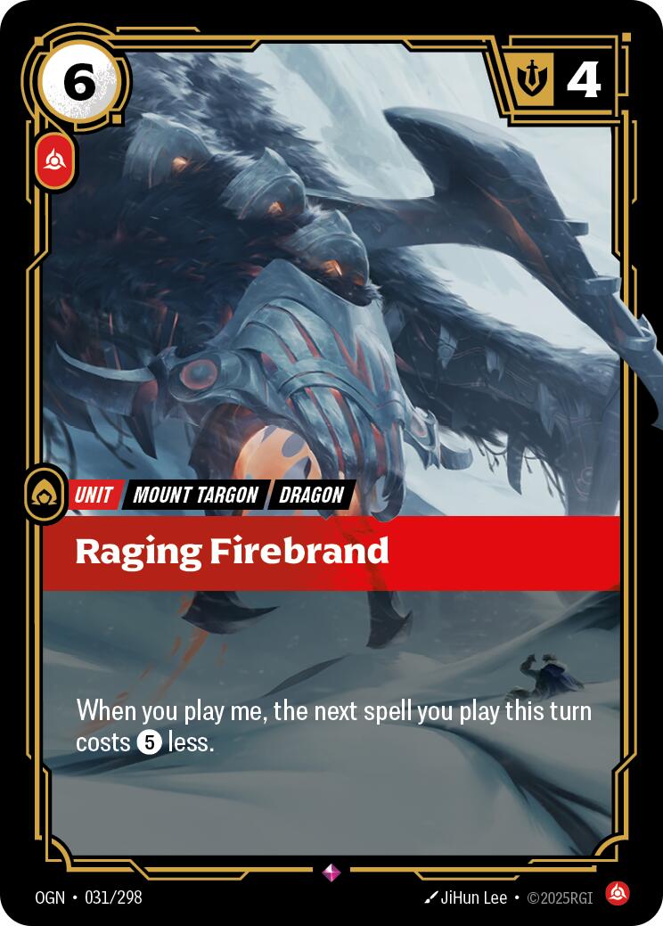 Raging Firebrand [OGN - 031/298] - Atomili Collectables