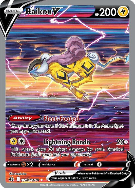 Raikou V - Crown Zenith: Galarian Gallery - Atomili Collectables