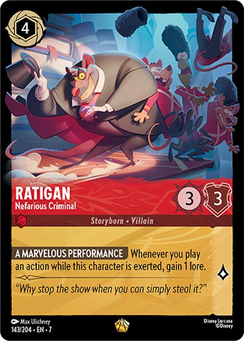 Ratigan - Nefarious Criminal [7 - 143/204] - Atomili Collectables