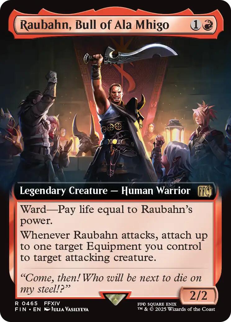 Raubahn, Bull of Ala Mhigo (Extended Art) [FIN - 465] - Atomili Collectables