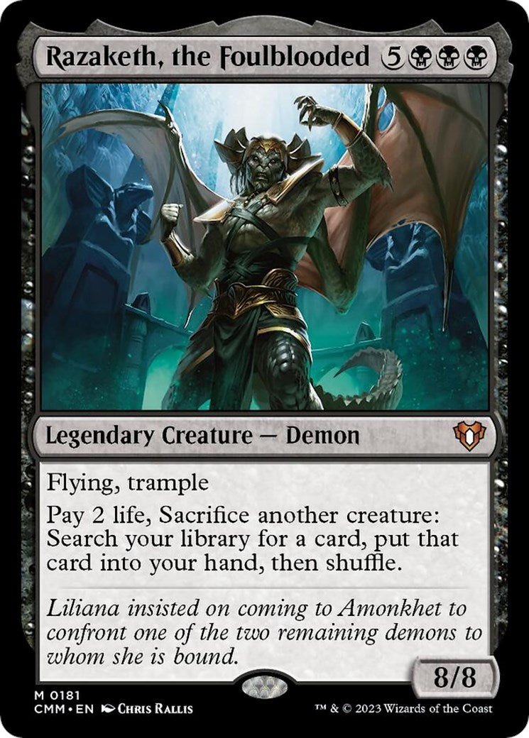Razaketh, the Foulblooded [CMM - 181] - Atomili Collectables