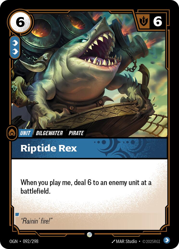 Riptide Rex [OGN - 092/298] - Atomili Collectables