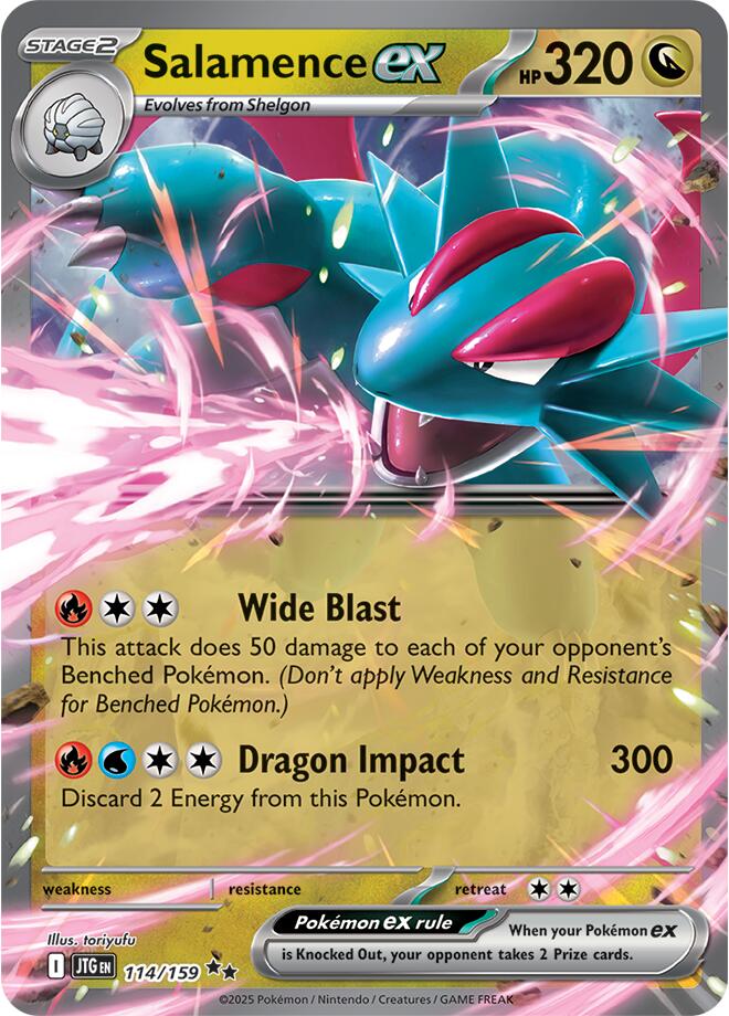 Salamence ex - 114/159 [JTG - 114/159] - Atomili Collectables