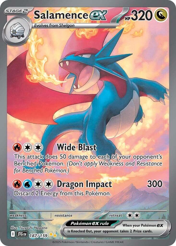 Salamence ex - 187/159 [JTG - 187/159] - Atomili Collectables