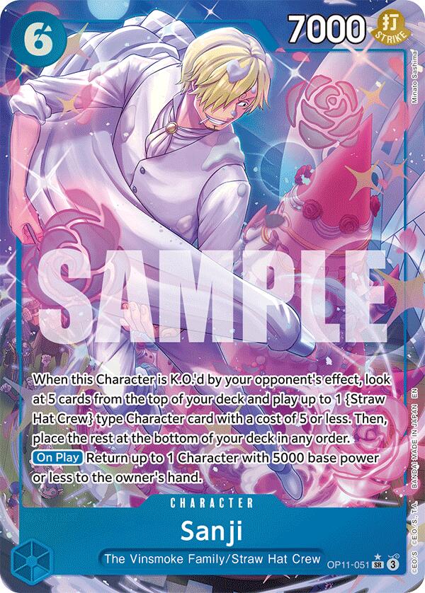 Sanji (Alternate Art) [OP11 - OP11 - 051] - Atomili Collectables