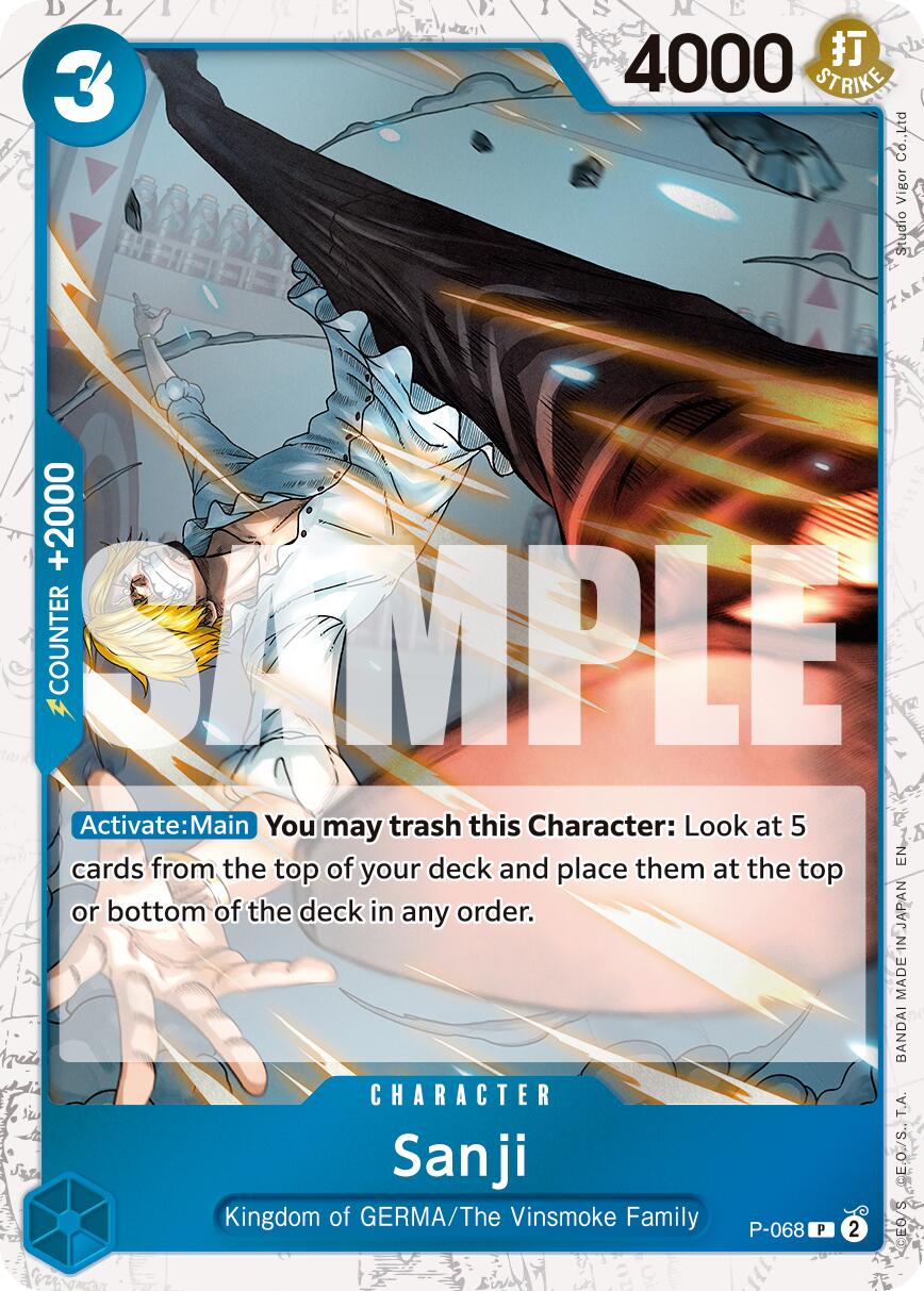 Sanji - P - 068 (Pirate Foil) [PRB - 02 - P - 068] - Atomili Collectables