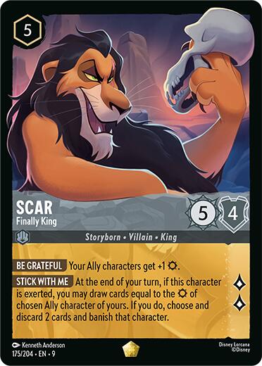 Scar - Finally King [9 - 175/204] - Atomili Collectables