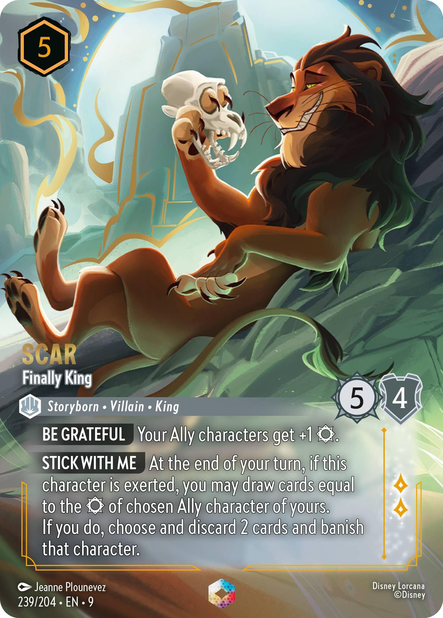 Scar - Finally King (Enchanted) [9 - 239/204] - Atomili Collectables
