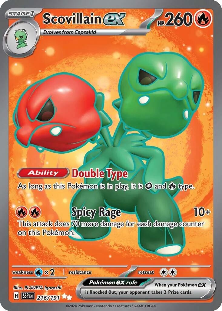Scovillain ex - 216/191 [SSP - 216/191] - Atomili Collectables