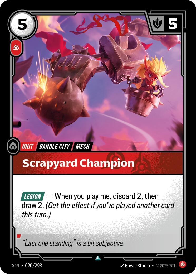 Scrapyard Champion [OGN - 020/298] - Atomili Collectables