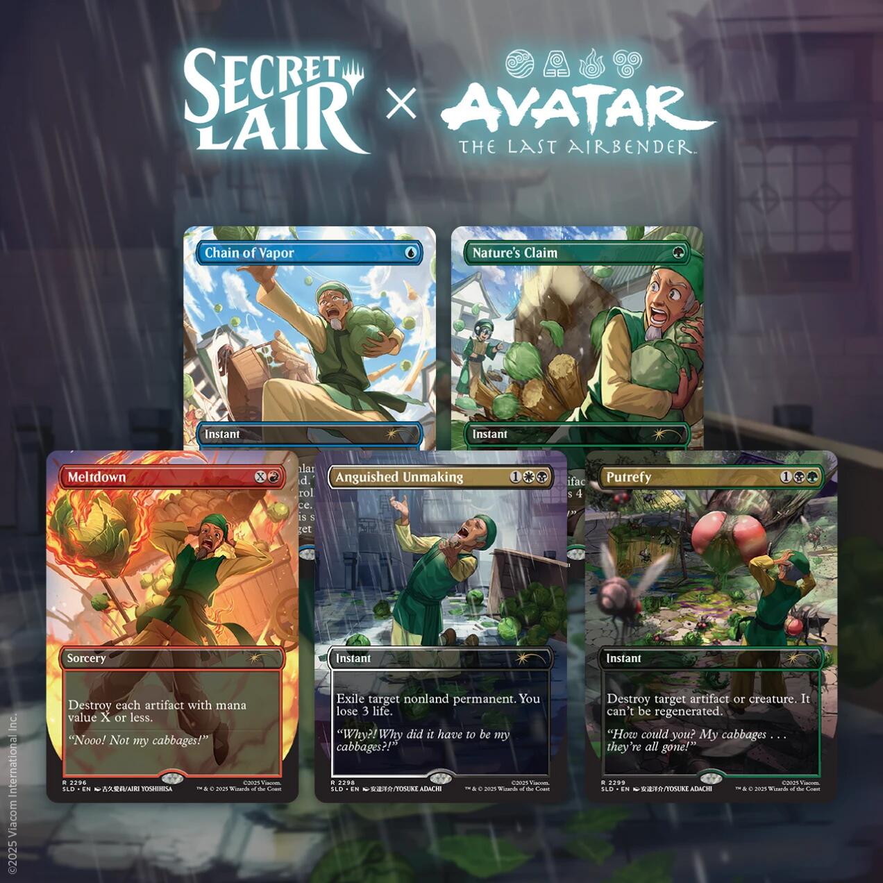 Secret Lair x Avatar: The Last Airbender: My Cabbages! - Non - Foil Edition [SLD] - Atomili Collectables
