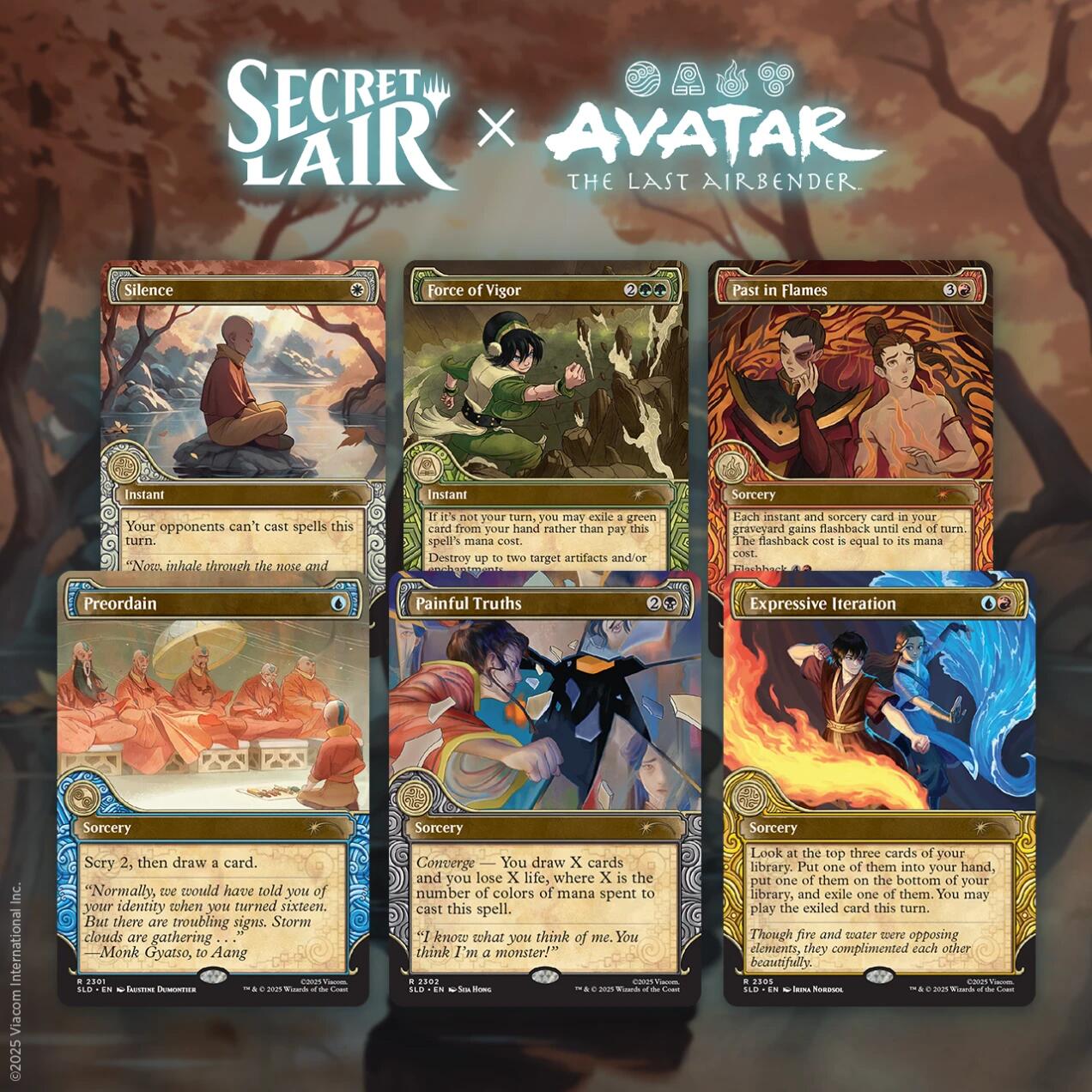 Secret Lair x Avatar: The Last Airbender: One with the Elements - Non - Foil Edition [SLD] - Atomili Collectables