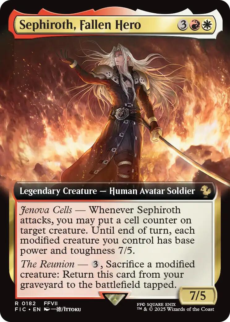 Sephiroth, Fallen Hero (Extended Art) [FIC - 182] - Atomili Collectables