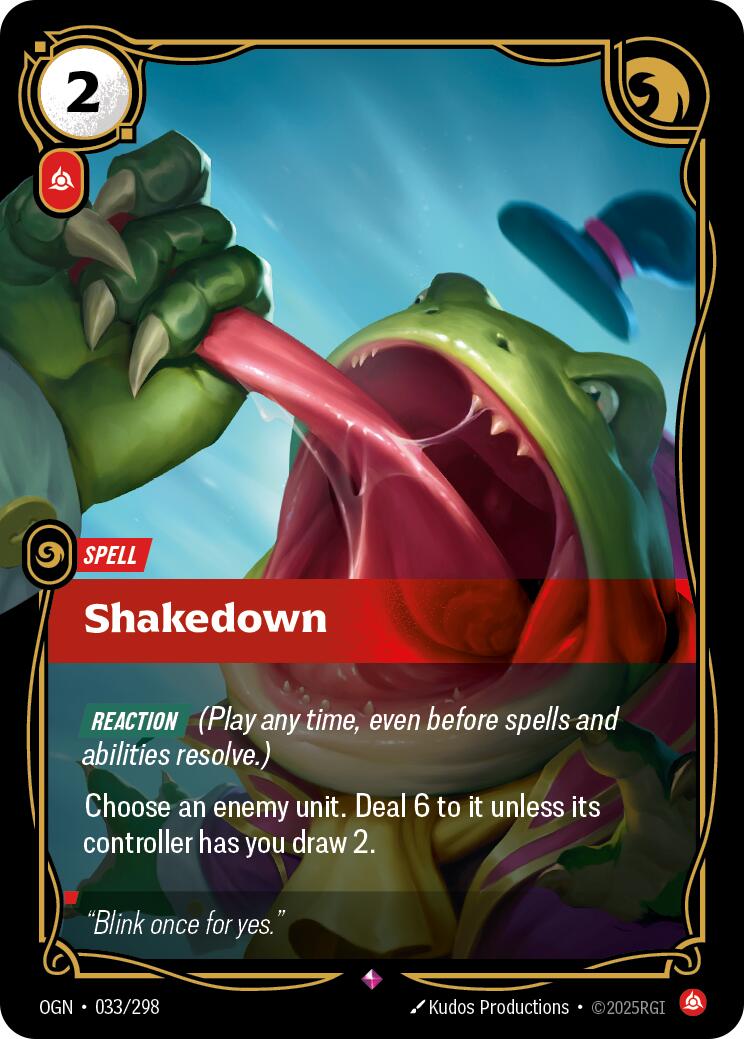 Shakedown [OGN - 033/298] - Atomili Collectables