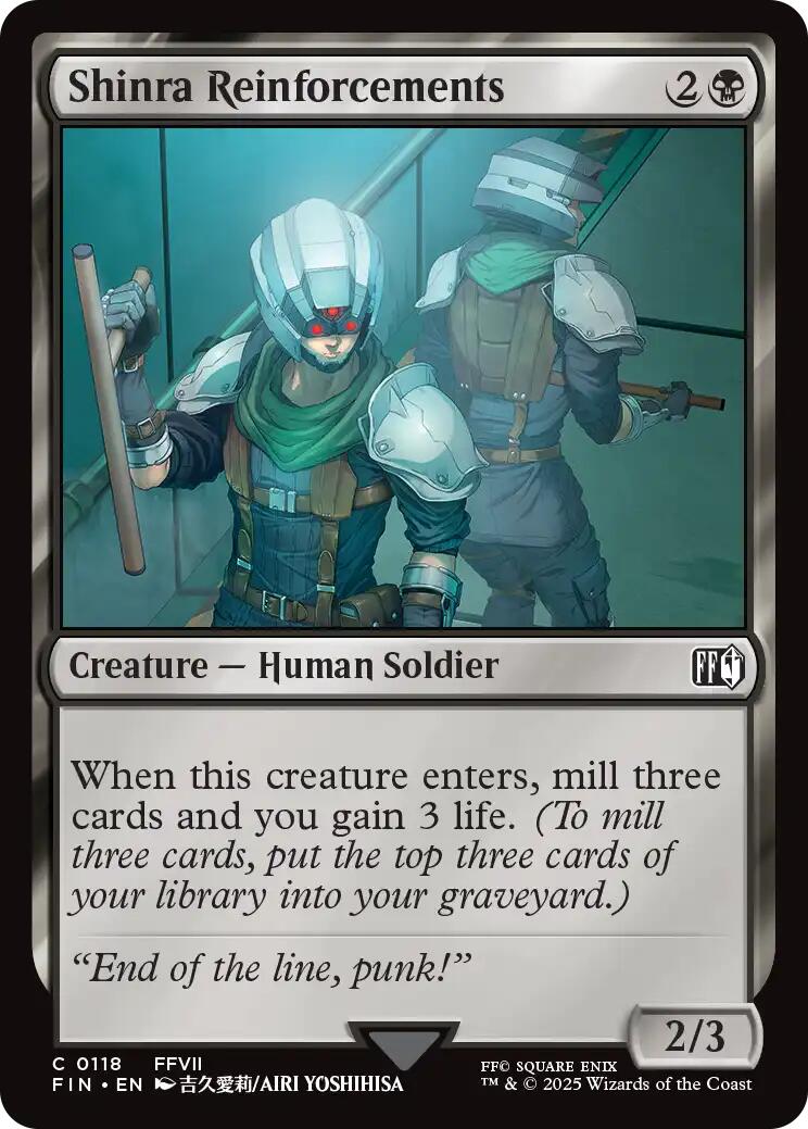 Shinra Reinforcements [FIN - 118] - Atomili Collectables