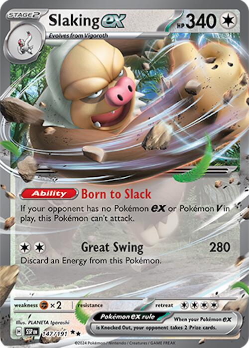 Slaking ex - 147/191 [SSP - 147/191] - Atomili Collectables