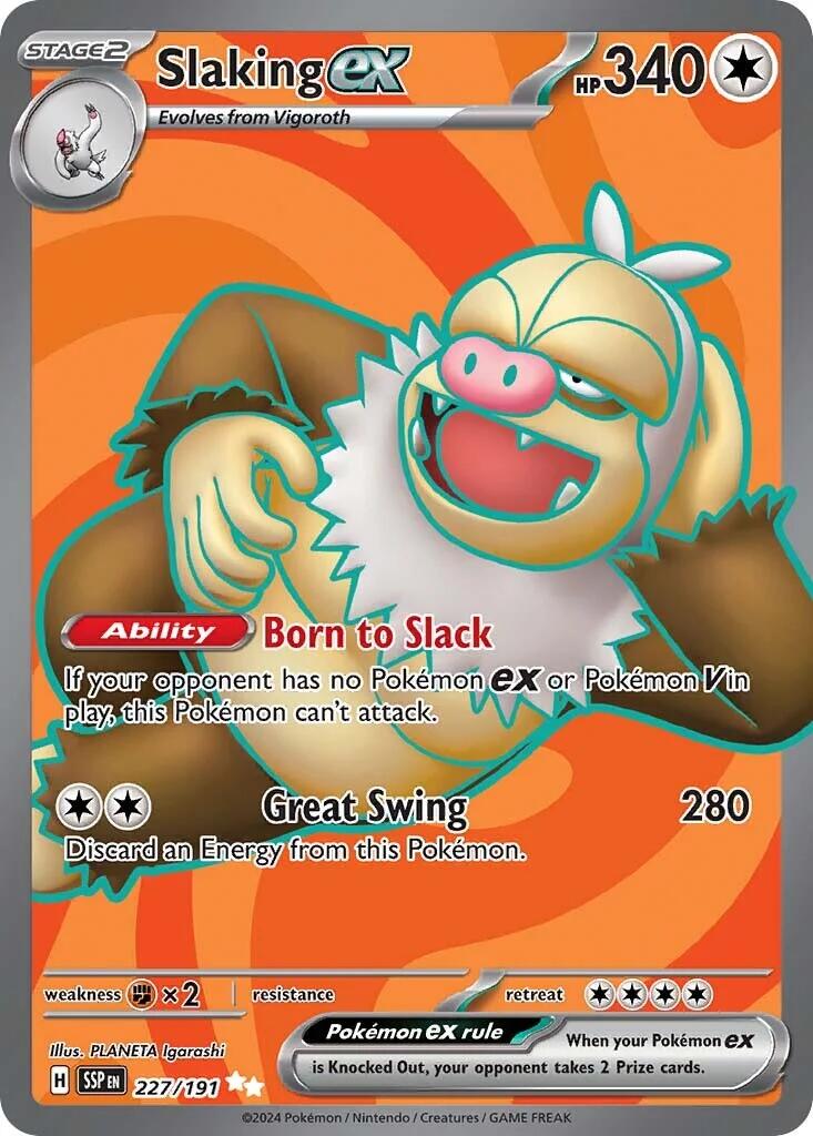 Slaking ex - 227/191 [SSP - 227/191] - Atomili Collectables