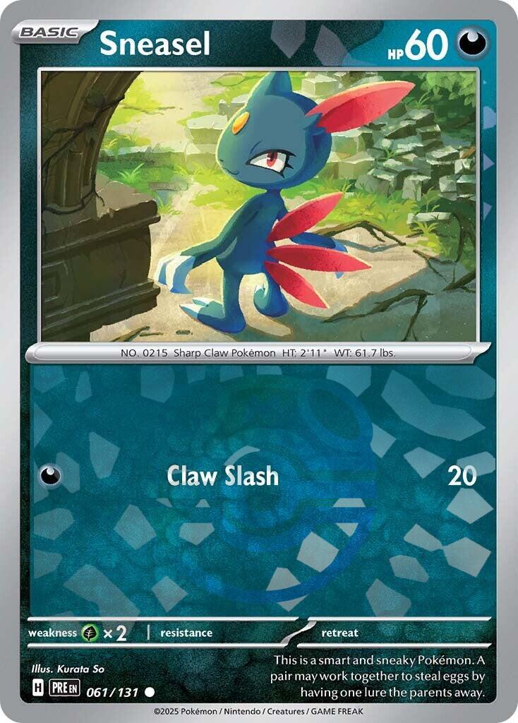Sneasel (Master Ball Pattern) [PRE - 061/131] - Atomili Collectables
