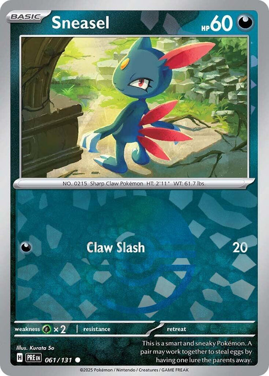 Sneasel (Poke Ball Pattern) [PRE - 061/131] - Atomili Collectables