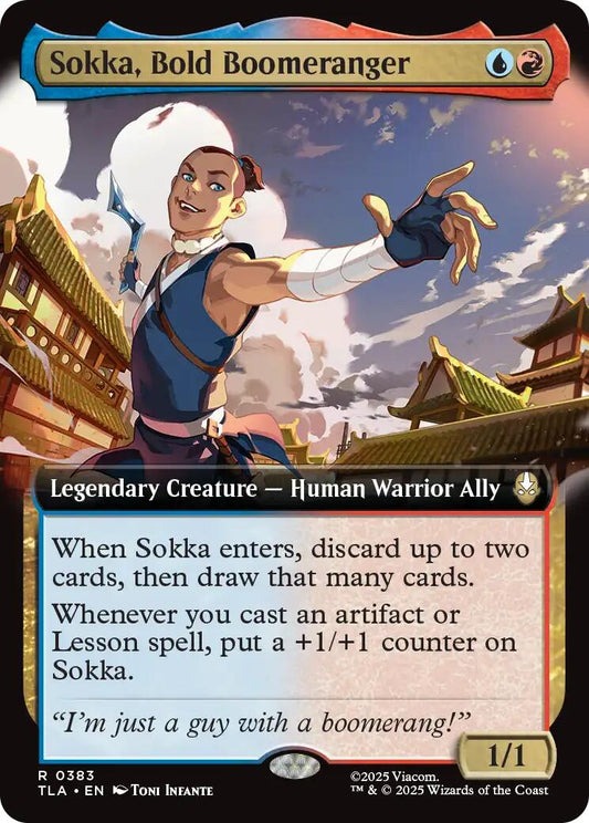 Sokka, Bold Boomeranger (Extended Art) [TLA - 383] - Atomili Collectables