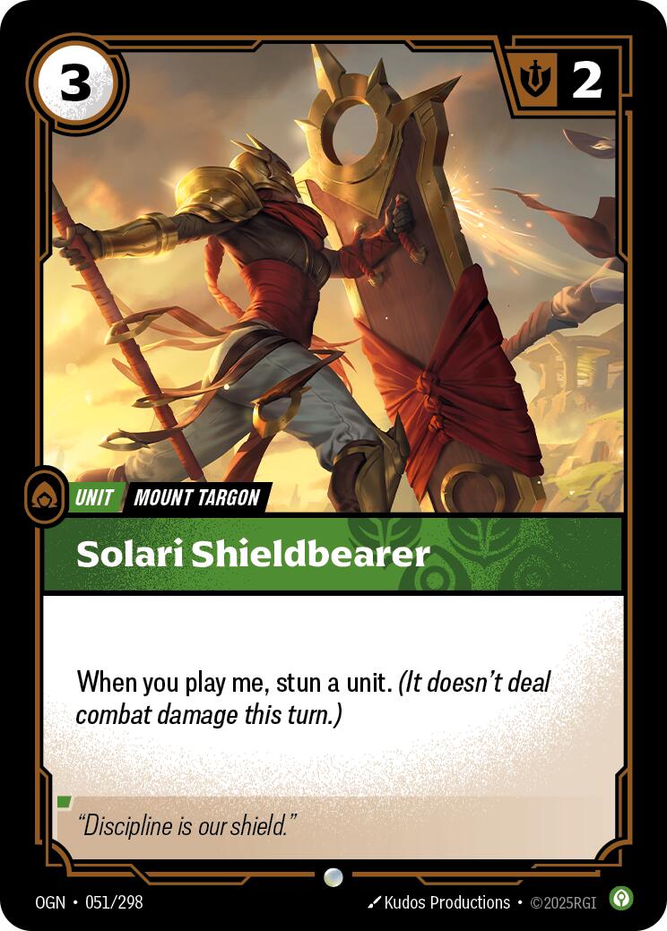Solari Shieldbearer [OGN - 051/298] - Atomili Collectables
