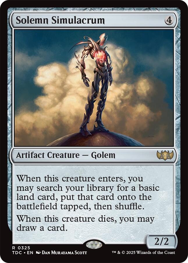 Solemn Simulacrum [TDC - 325] - Atomili Collectables