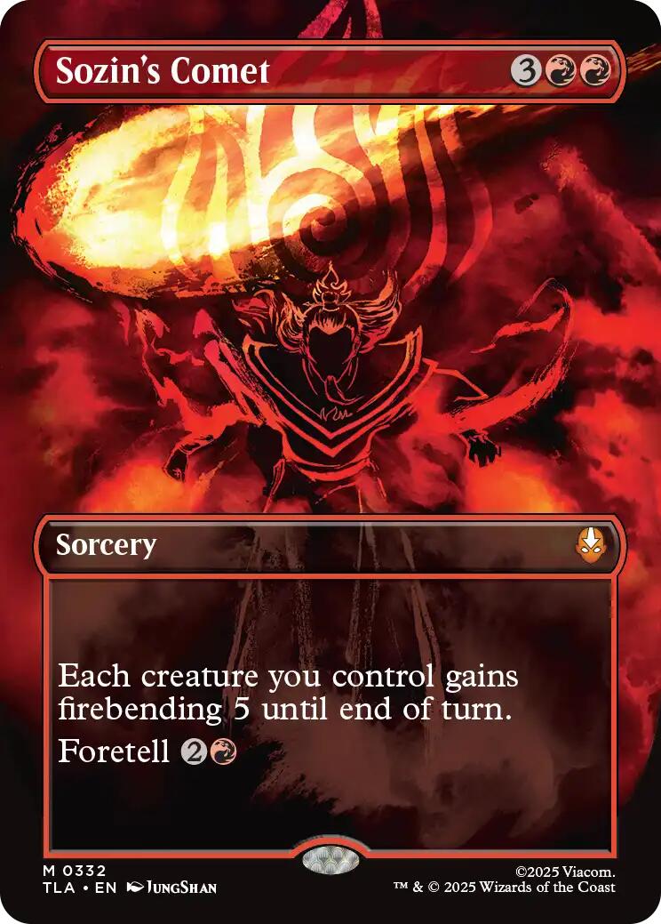 Sozin's Comet (0332) (Borderless) [TLA - 332] - Atomili Collectables