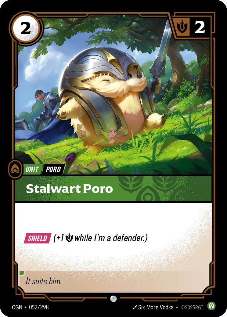 Stalwart Poro [OGN - 052/298] - Atomili Collectables
